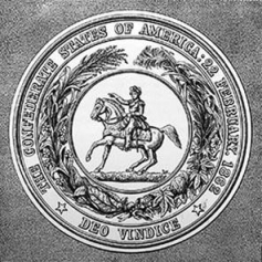   -Why did the Confederacy choose to feature George Washington on its seal? A)  to show that Washington favored states' rights over a strong central government B)  to emphasize its willingness to go to war with the Union C)  to compare secession to the colonies breaking away from Britain during the Revolution D)  to stress Washington's racist views toward African Americans