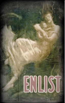 <strong> In both of these pro-war propaganda posters, women are used to represent .</strong> A) the suffering of the Allies B) innocence victimized C) the fallen state of Germany D) hope for the future