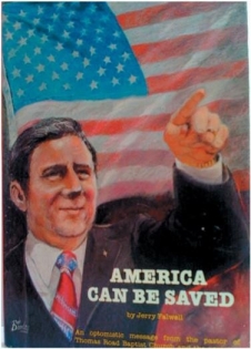 <strong> Jerry Falwell's book America Can Be Saved illustrated a new connection between</strong> A) the silent majority and Democratic converts to the Republican Party B) neoconservatives and feminism C) religious fundamentalism and political activism D) the Moral Majority and environmentalism
