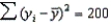 In a simple linear regression problem, the following sum of squares are produced:   ,   , and   .The percentage of the variation in y that is explained by the variation in x is: A)  25% B)  75% C)  33% D)  50%