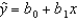 The Y-intercept, b<sub>0</sub>, of the least squares line   represents the: A)  estimated average value of Y when X = 0. B)  estimated average change in Y per unit change in X. C)  predicted value of Y. D)  variation around the sample regression line.