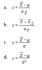 A value of X may be converted to a score on the standard normal distribution by using the formula.