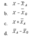 10-27 The term represents the effect of the independent variable and sampling error in the partitioned score of a subject in a one-factor between-subjects analysis of variance.  <div style=padding-top: 35px> 