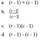 15-23 In a 2 × 3 chi-square test of independence, the degrees of freedom are determined by.