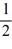 If an electron has spin quantum number m<sub>s</sub> = -   , what is the possible value for the orbital quantum number l of the electron? A)  0 B)  1 C)  2 D)  11 E)  All of the above numbers are possible.