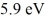 A collection of atoms has 20% of the sample in a state   above the ground state. If these emit coherent radiation, what is the wavelength of the laser light produced? (c = 3.00 × 10<sup>8</sup> m/s, h = 6.626 × 10<sup>-34</sup> J ∙ s, 1 eV = 1.60 × 10<sup>-19</sup> J)  A)  210 nm B)  91 nm C)  340 nm D)  34 nm