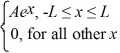 Find the value of A to normalize the wave function ψ(x)  =   . A)    B)    C)    D)    E)   