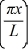 A particle is confined to a one-dimensional box (an infinite well)  on the x-axis between x = 0 and x = L. The potential height of the walls of the box is infinite. The normalized wave function of the particle, which is in the ground state, is given by ψ(x)  =   sin   , with 0 ≤ x ≤ L. What is the maximum probability per unit length of finding the particle? A)  1/   B)    C)  2/   D)  1/L E)  2/L