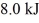 A real (non-Carnot)  heat engine, operating between heat reservoirs at temperatures of   and   performs 4.3 kJ of net work and rejects   of heat in a single cycle. The thermal efficiency of this heat engine is closest to A)  0.35. B)  0.31. C)  0.28. D)  0.38. E)  0.42.