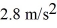A lawn roller in the form of a uniform solid cylinder is being pulled horizontally by a horizontal force B applied to an axle through the center of the roller, as shown in the figure. The roller has radius 0.65 meters and mass 51 kg and rolls without slipping. What magnitude of the force B is required to give the center of mass of the roller an acceleration of   ?  