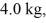 A uniform sign is supported against a wall at point P as shown in the figure. If the sign is a square   on a side and its mass is   what is the magnitude of the horizontal force that the wall at P experiences?   A)  20 N B)  0.00 N C)  7.8 N D)  98 N