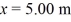 Consider the motion of a 1.00-kg particle that moves with potential energy given by U(x)  = (-2.00 J ∙ m) /x + (4.00 J ∙ m<sup>2</sup>) /x<sup>2</sup>. Suppose the particle is moving with a speed of 3.00 m/s when it is located at x = 1.00 m. What is the speed of the object when it is located at   ? A)  2.13 m/s B)  3.00 m/s C)  4.68 m/s D)  3.67 m/s
