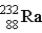 What nucleus decays by successive β,β,α emissions to produce uranium-236? A) B) C) D) E)