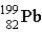 If astatine-207 decays by two α emission followed by an electron capture,what is the product nucleus? (Atomic number of astatine = 85)  A)    B)    C)    D)    E)   