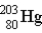 If astatine-207 decays by two α emission followed by an electron capture,what is the product nucleus? (Atomic number of astatine = 85)  A)    B)    C)    D)    E)   