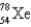 An atom that has 54 protons,54 electrons,and 78 neutrons is _____. A)    B)    C)    D)    E)   