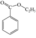 A mixture of ethanol and benzoic acid is heated in the presence of an acid.Which of the following is the primary product of this reaction? A)    B)    C)    D)    E)   