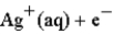 Calculate the value of the reaction quotient,Q,for the voltaic cell constructed from the following two half-reactions when the Zn<sup>2+</sup>ion concentration is 0.0110 M and the Ag<sup>+</sup> ion concentration is 1.27 M?   →     →   A)  8.66 × 10<sup>-3</sup> B)  6.82 × 10<sup>-3</sup> C)  115 D)  1.25 × 10<sup>-2</sup> E)  147