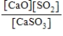 What is the expression for K<sub>c</sub> for the following equilibrium? CaSO<sub>3</sub>(s)    CaO(s) + SO<sub>2</sub>(g)  A)    B)  ​   C)  ​   D)  ​   E)  ​  