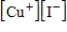 What is the K<sub>c</sub> expression for the equilibrium given below? CuI(s)    Cu<sup>+</sup>(aq) + I−(aq)  A)    B)    C)    D)    E)   