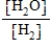 What is the K<sub>c</sub> equilibrium-constant expression for the following equilibrium? NiO(s) + H<sub>2</sub>(g)    Ni(s) + H<sub>2</sub>O(g)  A)    B)  ​   C)  ​   D)  ​   E)  ​  