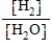 What is the K<sub>c</sub> equilibrium-constant expression for the following equilibrium? NiO(s) + H<sub>2</sub>(g)    Ni(s) + H<sub>2</sub>O(g)  A)    B)  ​   C)  ​   D)  ​   E)  ​  