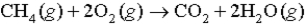 What volume of   measured at STP is produced by the combustion of 6.50 g of natural gas   in excess oxygen? (R = 0.08206 L⋅atm/mol⋅K)    A)  4.54 L B)  20 L C)  9.08 L D)  18.2 L E)  3.25 L