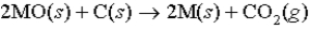 One way to isolate metals from their ores is by a chemical reaction of the metal oxide with carbon as shown below (M = metal) :   If 31.75 g of a metal oxide reacts with excess carbon to form 4.07 L of CO<sub>2</sub> at 100°C and 1.50 atm,what is the identity of the metal? A)  Hg B)  Mg C)  Cu D)  Pb E)  Cd