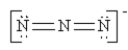 Which of the following is not a valid resonance structure for N<sub>3</sub><sup>-</sup>? A)    B)    C)    D)    E)  all are correct