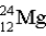 Which of the following atoms contains more protons than neutrons? A)    B)    C)    D)    E)   