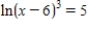 Solve the following equation for x. ​   ​ A)    B)    C)    D)    E) no solution