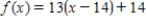 Use the Horizontal Line Test to determine whether the following statement is true or false. ​ The function   is one-to-one on its entire domain and therefore has an inverse function. ​