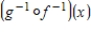 Use the functions   and   to find the function   . ​ A)    B)    C)    D)    E)   