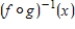 Use the functions   and   to find the function   . ​ A)    B)    C)    D)    E)   