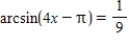 Solve the following equation for x. ​   ​​ A)    B)    C)    D)    E)   