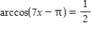 Solve the following equation for x. ​   ​ A)    B)    C)    D)    E)   