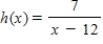 Find the domain and range of the function   . ​ A) domain:   Range:   B) domain:   Range:   C) domain:   Range:   D) domain:   Range:   E) domain:   Range:  