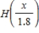 The horsepower H required to overcome wind drag on a certain automobile is approximated by   ,   ,where x is the speed of the car in miles per hour.Find   .Round the numerical values in your answer to five decimal places. ​ A)    B)    C)    D)    E)   