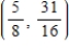 Find an equation of the line that passes through the points   and   . ​ A)    B)    C)    D)    E)   