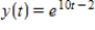 ​A particle moves in the xy-plane such that its position for time   is given by   and   .What is the slope of the tangent to the path of the particle when   ? ​ A) ​   B) ​   C) ​   D) ​  