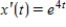 ​A particle moves in the xy-plane so that its velocity for time   is given by the parametric equations   and ​   .​ An expression for the distance traveled by the particle on the interval   is ​ A) ​   B) ​   C) ​   D) ​  