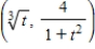 A particle moving in the xy-plane has acceleration vector   for all   .The particle is at rest at time   . -Give the velocity vector of at time   .