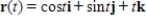 Sketch the curve represented by the vector-valued function   and give the orientation of the curve. ​ ​ A)    B)    C)    D)    E)   
