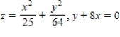 Find a vector-valued function,using the given parameter,to represent the intersection of the surfaces given below. Surfaces Parameter     A)    ​ B)    ​ C)    ​ D)    ​ E)    ​