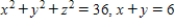 Find a vector-valued function,using the given parameter,to represent the intersection of the surfaces given below. Surfaces Parameter     ​ A)    ​ B)    ​ C)    ​ D)    ​ E)    ​