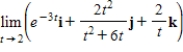 Evaluate the limit given below. ​   ​ A)    ​ B)    ​ C)    ​ D)    ​ E) The limit does not exist.​