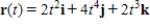 Find r' (t) given the following vector function. ​   ​ A)    ​ B)    ​ C)    ​ D)    ​ E)    ​