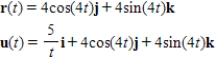 Use the properties of the derivative to find   given the following vector-valued functions. ​   ​ A)    ​ B)    ​ C)    ​ D)    ​ E)    ​