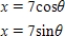 Find   and   if possible,and find the slope and concavity (if possible) at the point corresponding to   . ​   ​ A) ​   ,   ;at   : slope   and concave down B)    ,   ;at   : slope   and concave down C) ​   ,   ;at   : slope   and concave up D)    ,   ;at   : slope   and concave up E)    ,   ;at   : slope of   and concave down