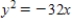 Find the vertex of the parabola given by   . ​ A)    B)    C)    D)    E)   